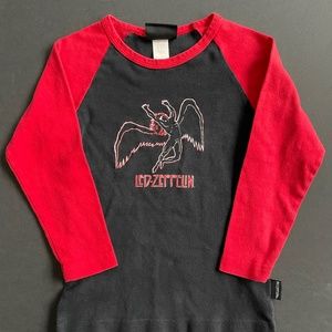 Women’s vintage 3/4 sleeve Led Zeppelin baseball tee